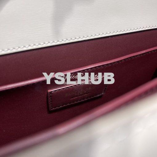 Replica YSL Saint Laurent Cassandra Medium Top Handle Bag In Smooth Le 11