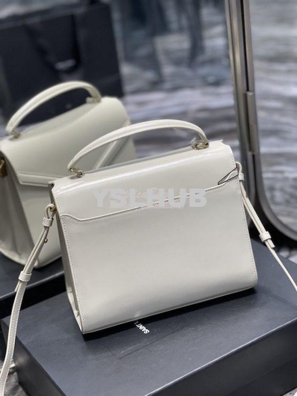 Replica YSL Saint Laurent Cassandra Medium Top Handle Bag In Smooth Le 13