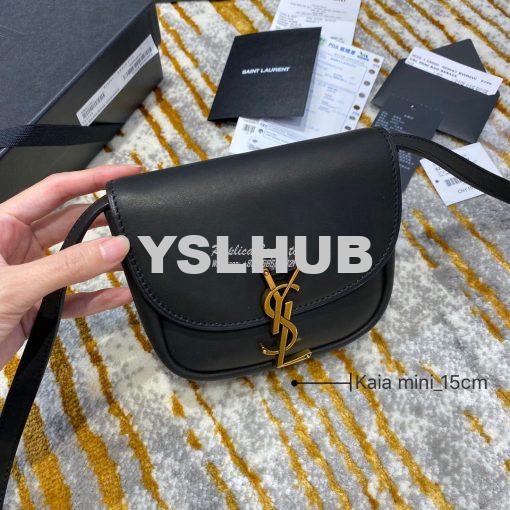 Replica Saint Laurent YSL Kaia Satchel In Smooth Vintage Leather 61974 15