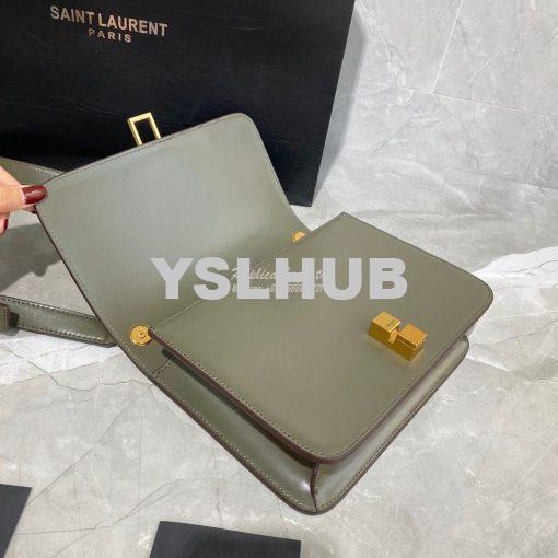 Replica Yves Saint Laurent YSL Carre Satchel In Smooth Leather 585060 5