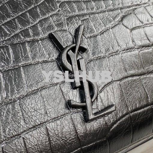 Replica YSL Saint Laurent Niki Medium Shopping Bag In Crocodile-emboss 4
