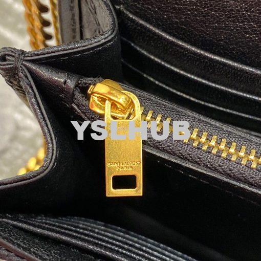 Replica YSL Saint Laurent Becky Chain Wallet In Diamond-quilted Lambsk 11