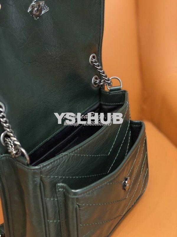Replica YSL Saint Laurent Niki Baby In Crinkled Vintage Leather 533037 5