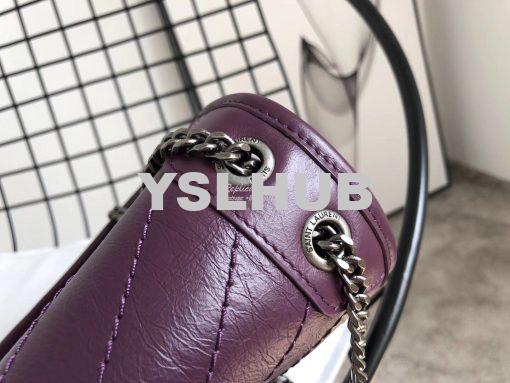 Replica YSL Saint Laurent Niki Baby In Crinkled Vintage Leather 533037 5