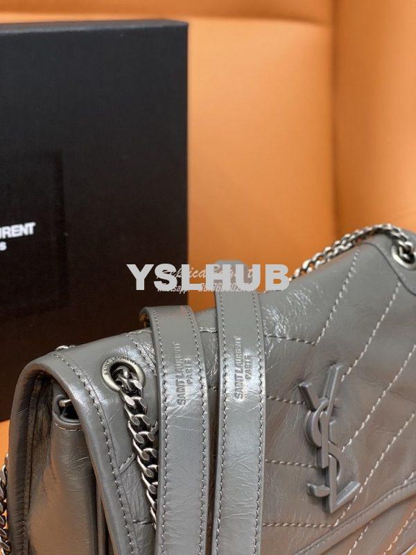 Replica YSL Saint Laurent Niki Baby In Crinkled Vintage Leather 533037 3