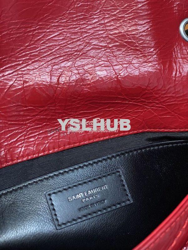 Replica YSL Saint Laurent Niki Baby In Crinkled Vintage Leather 533037 6