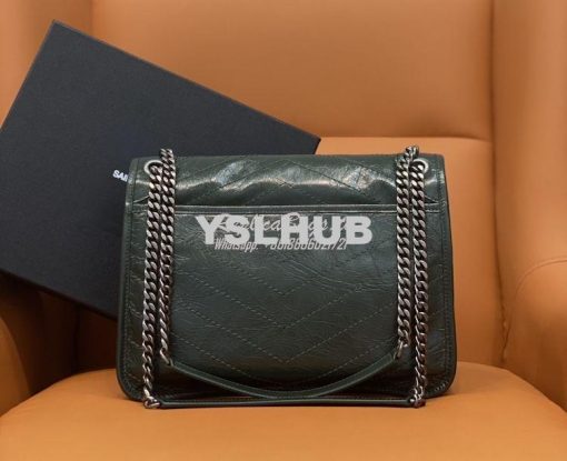 Replica YSL Saint Laurent Niki Chain Bag In Vintage Crinkled And Quilt 8