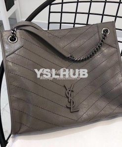 Replica Saint Laurent YSL Niki Medium Shopping Bag In Crinkled Vintage 2
