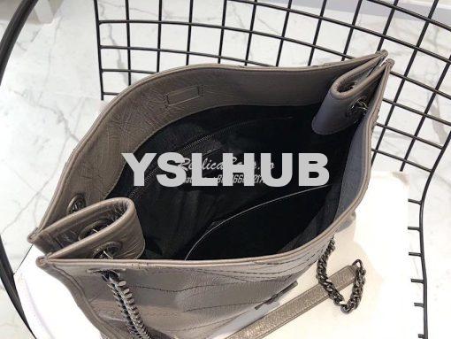 Replica Saint Laurent YSL Niki Medium Shopping Bag In Crinkled Vintage 7