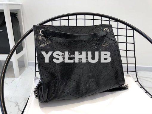 Replica Saint Laurent YSL Niki Medium Shopping Bag In Crinkled Vintage 10