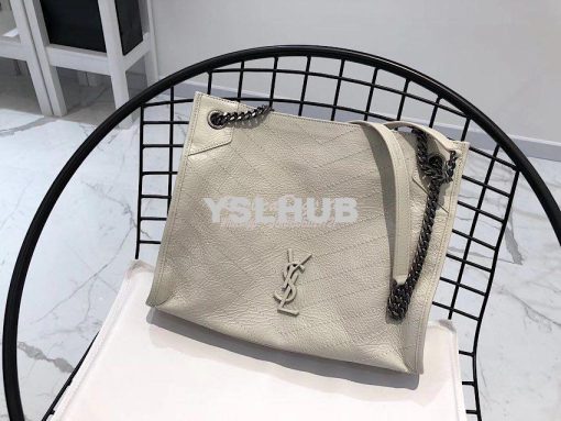Replica Saint Laurent YSL Niki Medium Shopping Bag In Crinkled Vintage 3