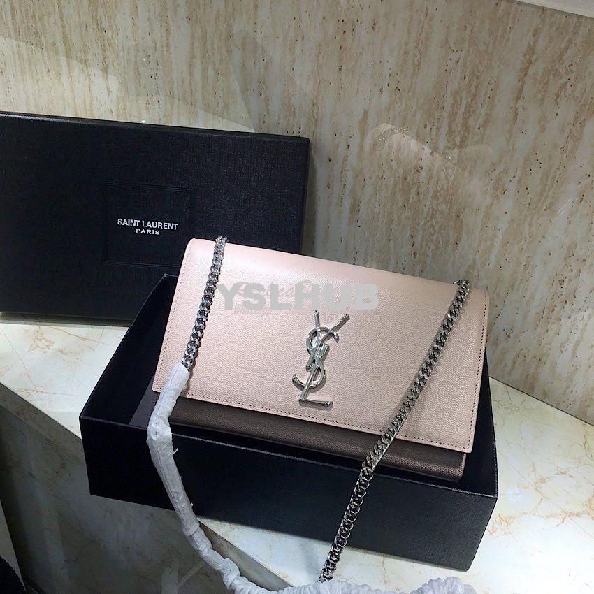 Replica Saint Laurent YSL Sunset Chain Wallet In Shiny Crocodile-embos 14