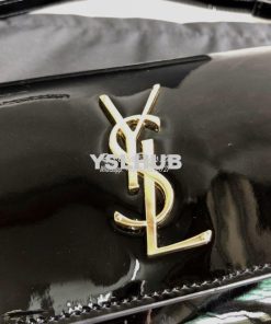 Replica Saint Laurent YSL Kate Belt Bag In Patent Leather 534395 Black 2
