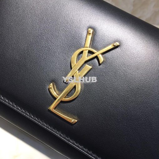 Replica Saint Laurent YSL Kate Belt Bag In Smooth Leather 534395 Black 3