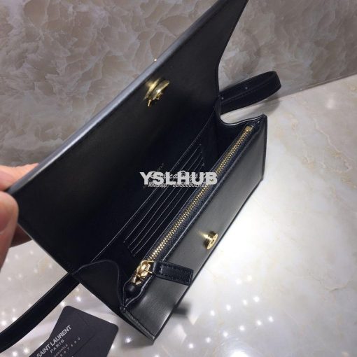 Replica Saint Laurent YSL Kate Belt Bag In Smooth Leather 534395 Black 4