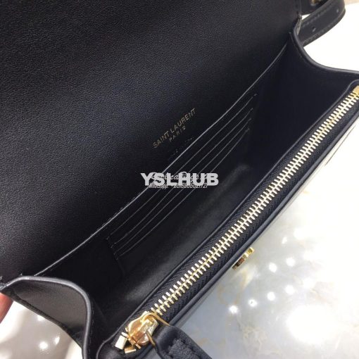 Replica Saint Laurent YSL Kate Belt Bag In Smooth Leather 534395 Black 7
