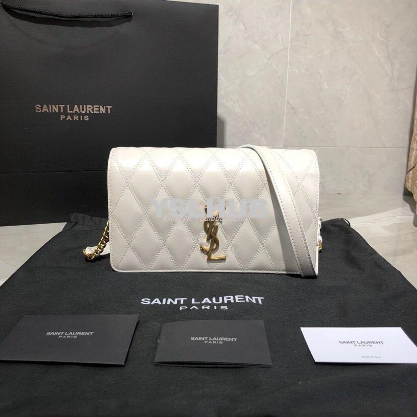 Replica Saint Laurent YSL Angie Chain Bag In Diamond-quilted Lambskin