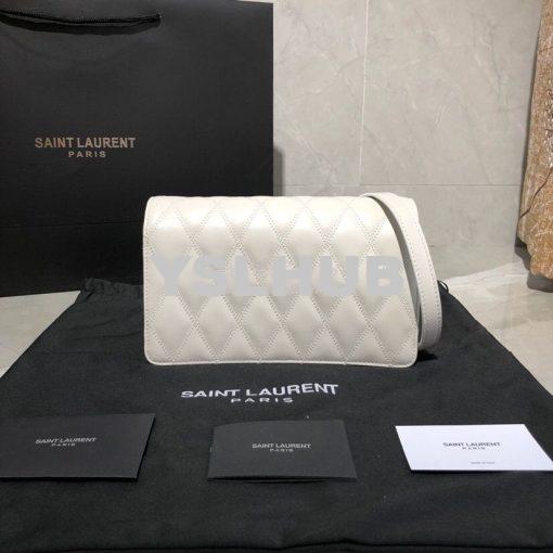 Replica Saint Laurent YSL Angie Chain Bag In Diamond-quilted Lambskin 2