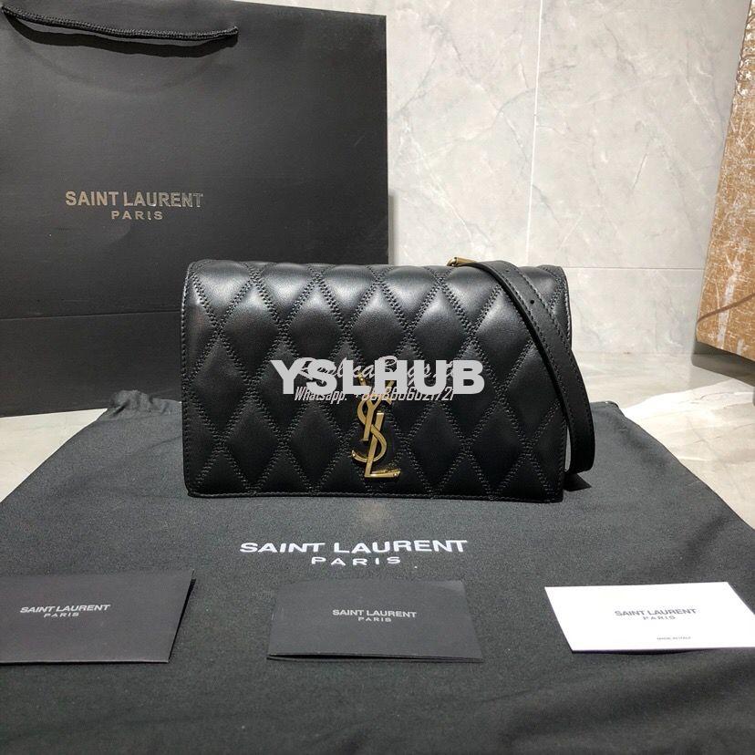 Replica Saint Laurent YSL Angie Chain Bag In Diamond-quilted Lambskin 10
