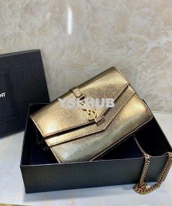 Replica Saint Laurent YSL Sulpice Chain Wallet In Smooth Leather 55476 2