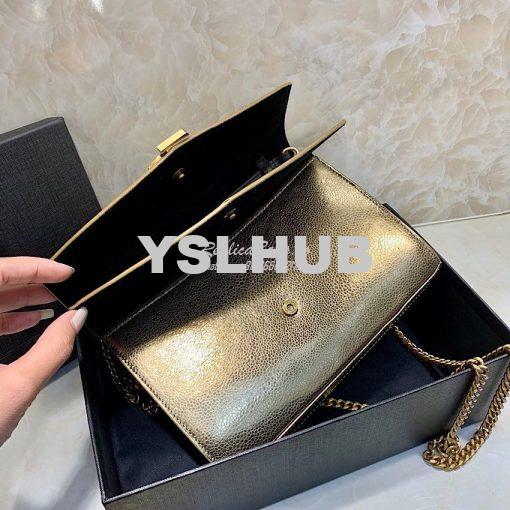 Replica Saint Laurent YSL Sulpice Chain Wallet In Smooth Leather 55476 4