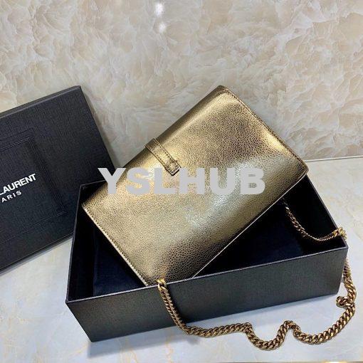 Replica Saint Laurent YSL Sulpice Chain Wallet In Smooth Leather 55476 9