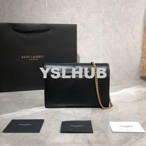 Replica Saint Laurent YSL Sulpice Chain Wallet In Smooth Leather 55476 4