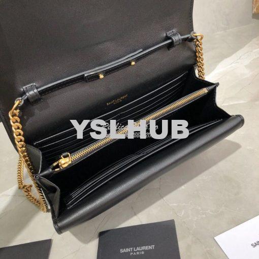 Replica Saint Laurent YSL Sulpice Chain Wallet In Smooth Leather 55476 8