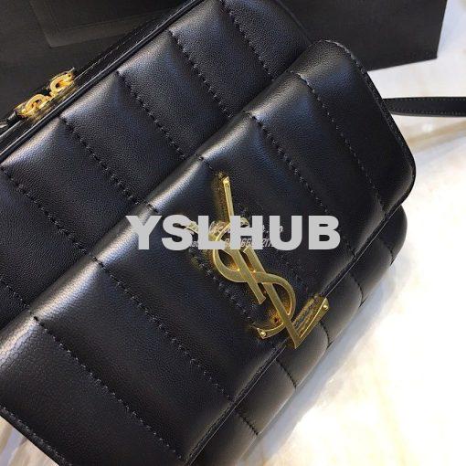 Replica Saint Laurent YSL Vicky Camera Bag In Quilted Lambskin 555052 4