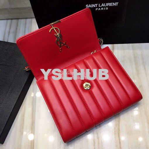 Replica Saint Laurent YSL Vicky Chain Wallet In Quilted Lambskin 55412 6