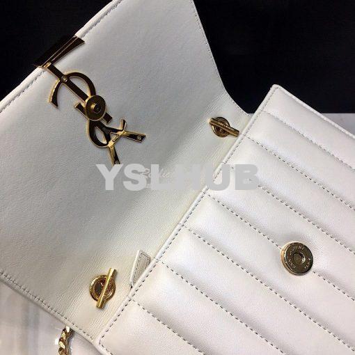 Replica Saint Laurent YSL Vicky Chain Wallet In Quilted Lambskin 55412 6