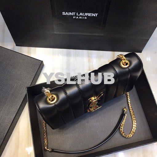 Replica Saint Laurent YSL Vicky Chain Wallet In Quilted Lambskin 55412 4