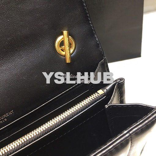 Replica Saint Laurent YSL Vicky Chain Wallet In Quilted Lambskin 55412 7