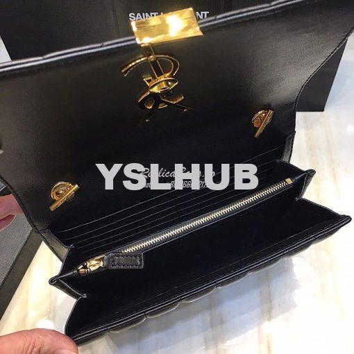 Replica Saint Laurent YSL Vicky Chain Wallet In Quilted Lambskin 55412 8