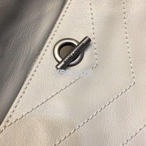 Replica Saint Laurent YSL Small Nolita Bag In Vintage Leather White 7