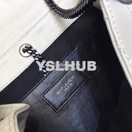Replica Saint Laurent YSL Small Nolita Bag In Vintage Leather White 8