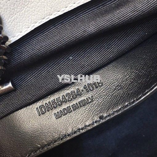 Replica Saint Laurent YSL Small Nolita Bag In Vintage Leather White 9