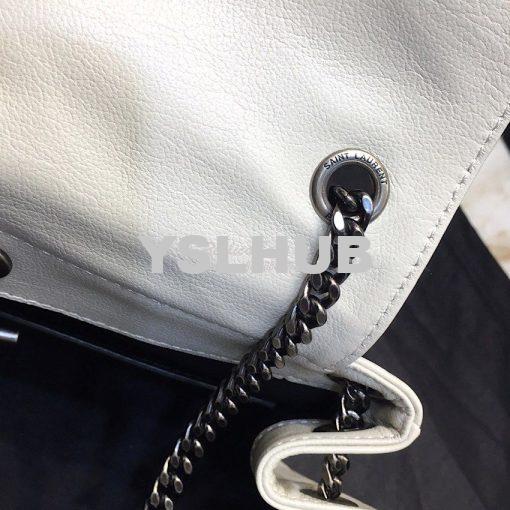 Replica Saint Laurent YSL Small Nolita Bag In Vintage Leather White 10