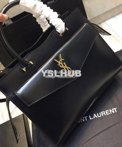 Replica Saint Laurent YSL Uptown Medium Tote In Shiny Smooth Leather 5 2