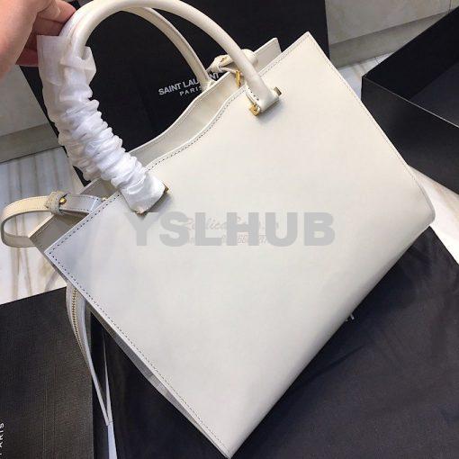 Replica Saint Laurent YSL Uptown Medium Tote In Shiny Smooth Leather 5 8