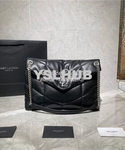 Replica Yves Saint Laurent YSL Loulou Puffer Medium Bag In Quilted Lam