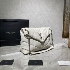 Replica Yves Saint Laurent YSL Loulou Puffer Medium Bag In Quilted Lam 2