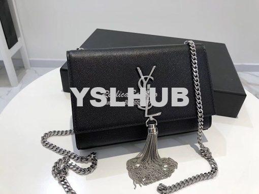 Replica YSL Saint Laurent Kate Bag With Tassel In Grain De Poudre Leat 8