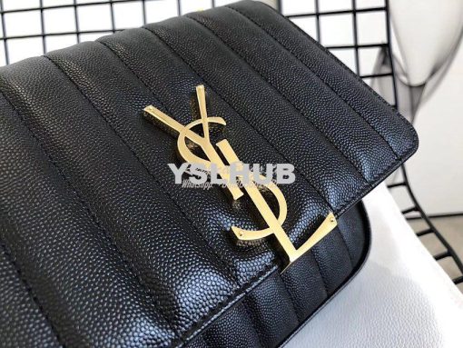 Replica YSL Saint Laurent Vicky Medium In Grain De Poudre Leather 5326 7