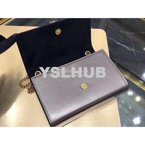 Replica YSL Saint Laurent Kate Chain Wallet With Tassel In Laminated L 4