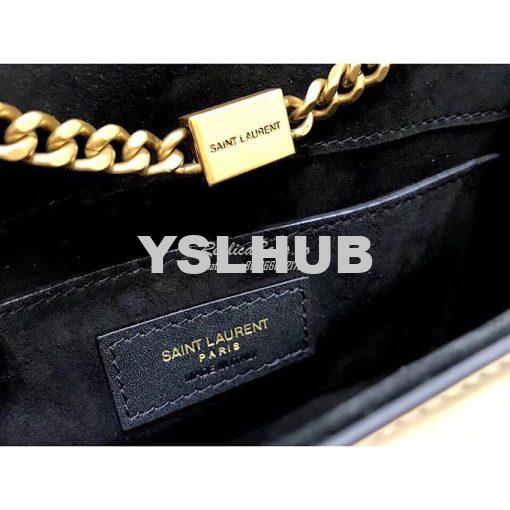 Replica YSL Saint Laurent Kate Chain Wallet With Tassel In Laminated L 7