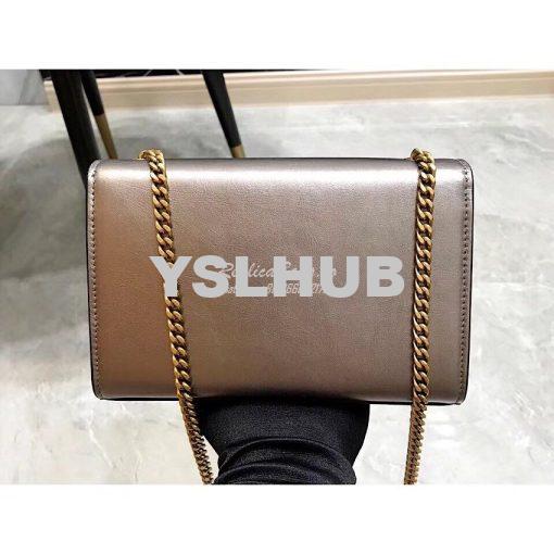 Replica YSL Saint Laurent Kate Chain Wallet With Tassel In Laminated L 10