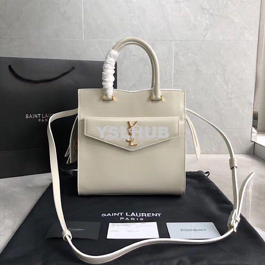Replica Saint Laurent YSL Uptown Small Tote In Shiny Smooth Leather 56 10