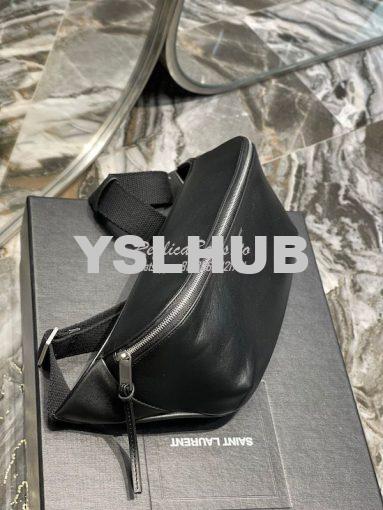 Replica YSL Saint Laurent Classic Belt Bag In Soft Black Leather 3