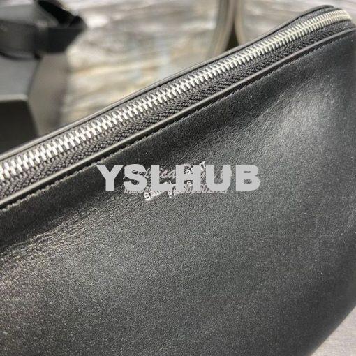 Replica YSL Saint Laurent Classic Belt Bag In Soft Black Leather 4